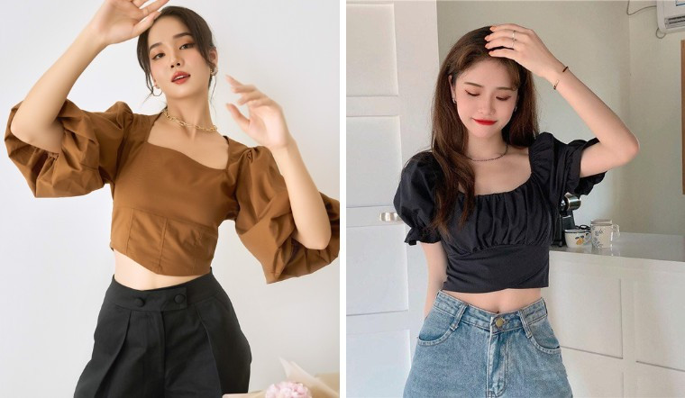 Bắt trend thời trang với các kiểu áo tay phồng nhún “hot” nhất