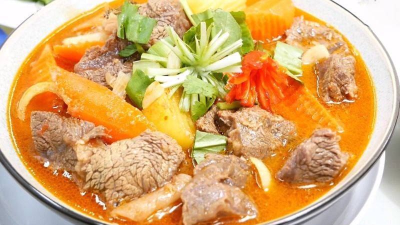 Bắp bò nấu pate