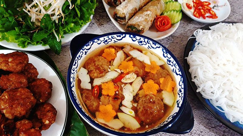 Bún chả thơm nức