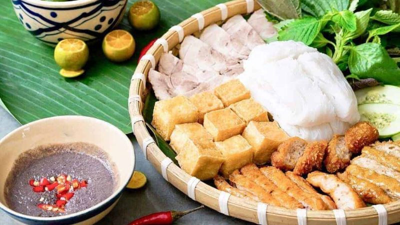 Bún đậu mắm tôm đặc sản