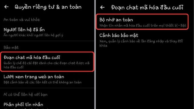 Cách tắt mã hóa đầu cuối Messenger trên điện thoại, máy tính