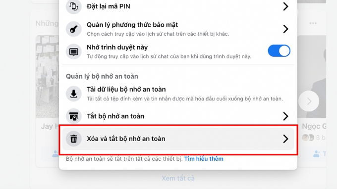 Cách tắt mã hóa đầu cuối Messenger trên điện thoại, máy tính