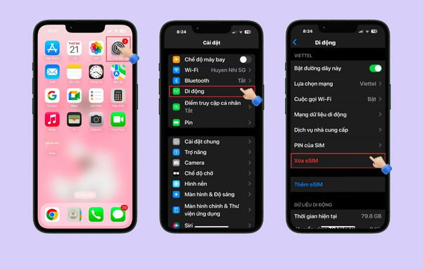 Mách bạn cách xóa eSIM trên iPhone nhanh và chuẩn nhất