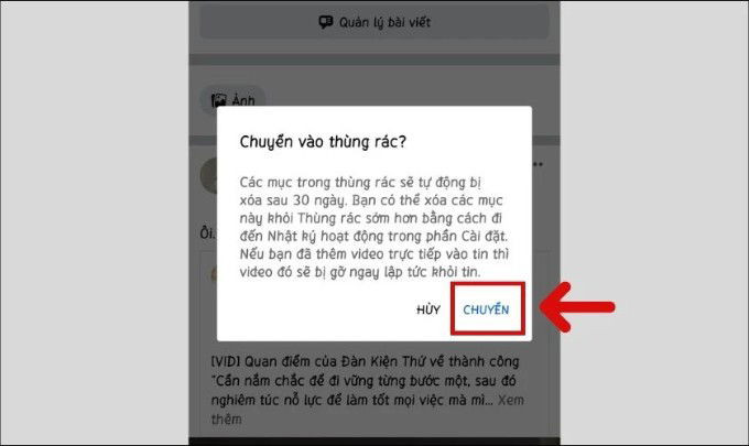 Cách xóa bài viết trên Facebook một cách nhanh chóng, dễ dàng