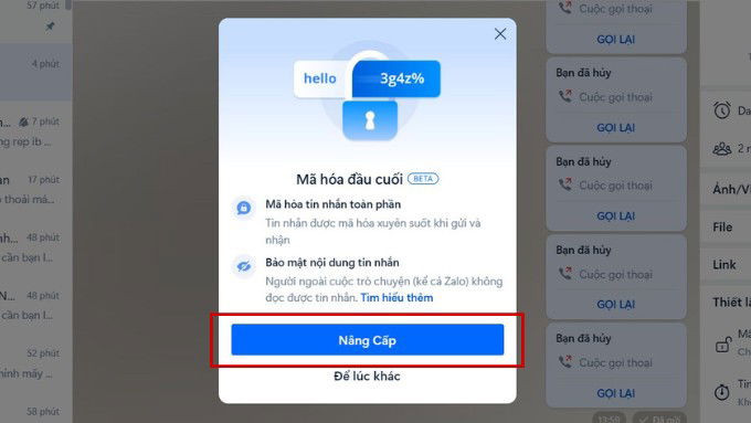 Mã hóa đầu cuối Zalo là gì? Cách bật tắt mã hóa đầu cuối tin nhắn Zalo