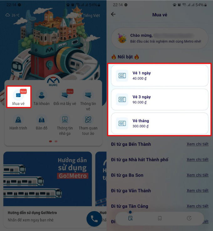 Hướng dẫn cách mua vé Metro online tại nhà cực tiện lợi