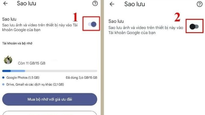 Hướng dẫn 3 cách tắt sao lưu ảnh trên Google Photos nhanh chóng