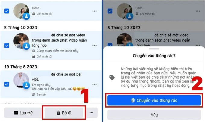 Cách xóa bài viết trên Facebook một cách nhanh chóng, dễ dàng