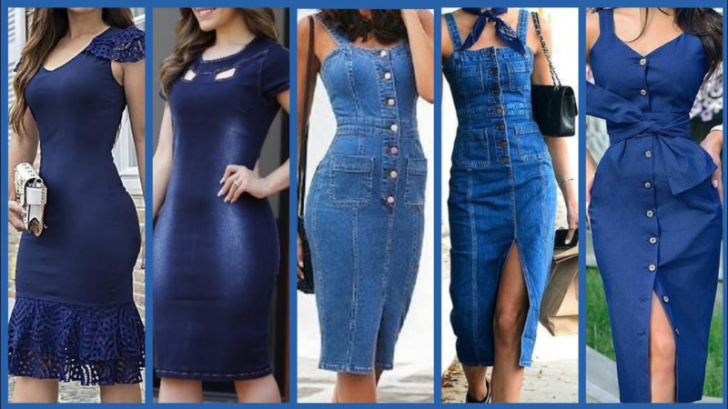 Chân váy jean ngắn bodycon