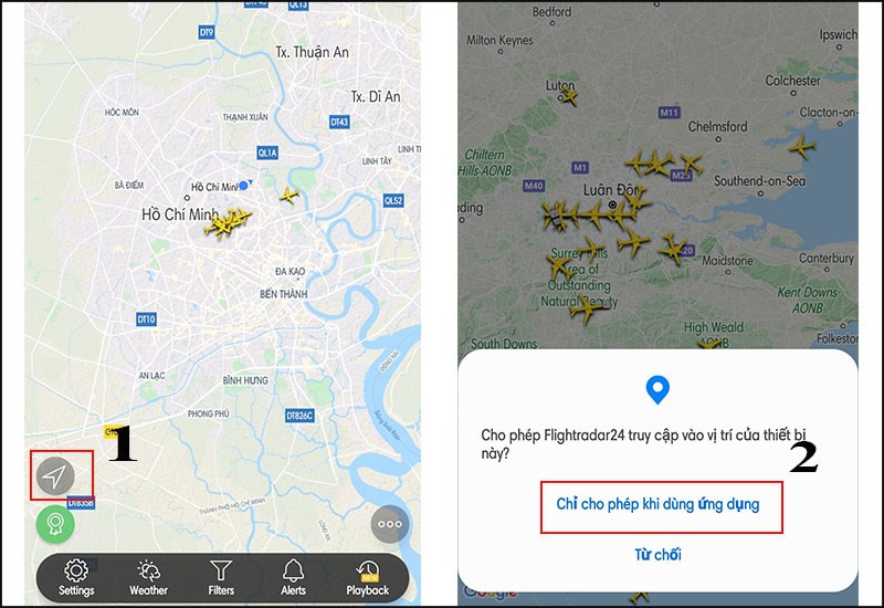 Cách theo dõi chuyến bay bằng Flightradar24 trên điện thoại và máy tính