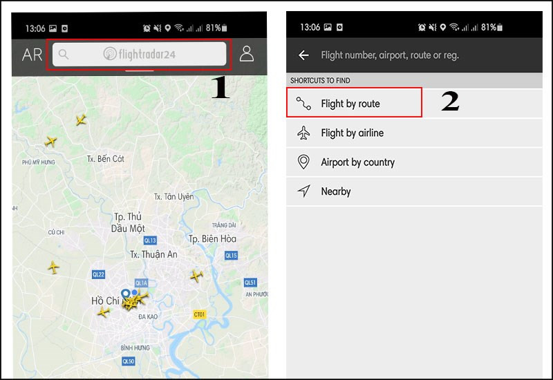 Cách theo dõi chuyến bay bằng Flightradar24 trên điện thoại và máy tính