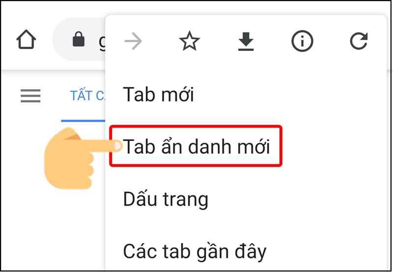 InPrivate Google Chrome – Cách bật chế độ an danh trên điện thoại