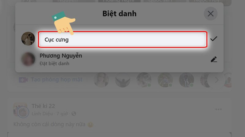 Cách đặt biệt danh trên Messenger cho máy tính và điện thoại