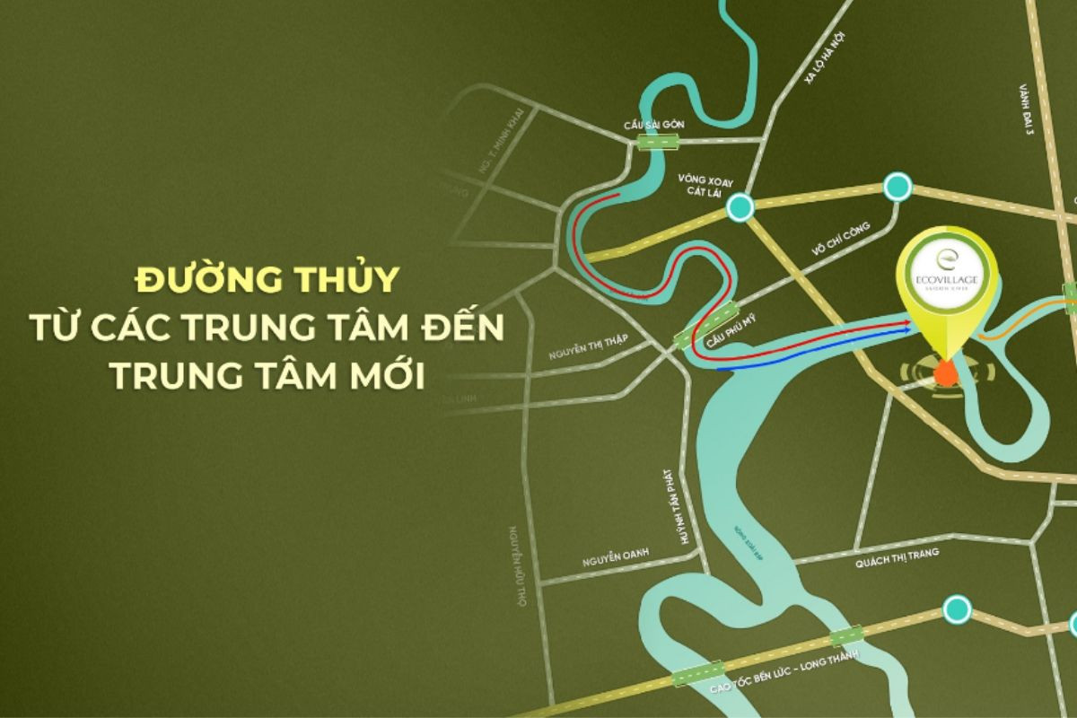 Ecovillage Saigon River và kết nối giao thông