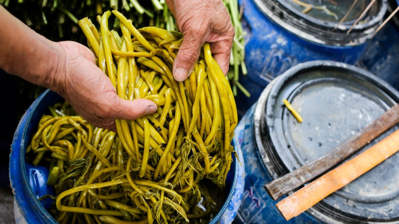 Giá rau móp tại chợ