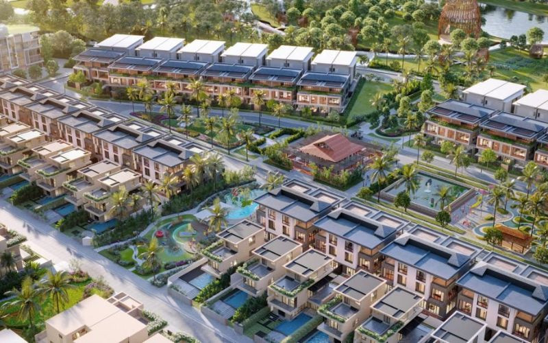 Khung cảnh ven biển dự án Wyndham Lagoona Bình Châu