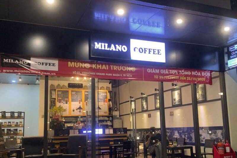 Milano Coffee tại Vinhomes Grand Park