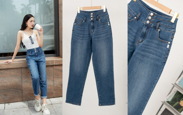 Quần baggy jeans vừa vặn thoải mái