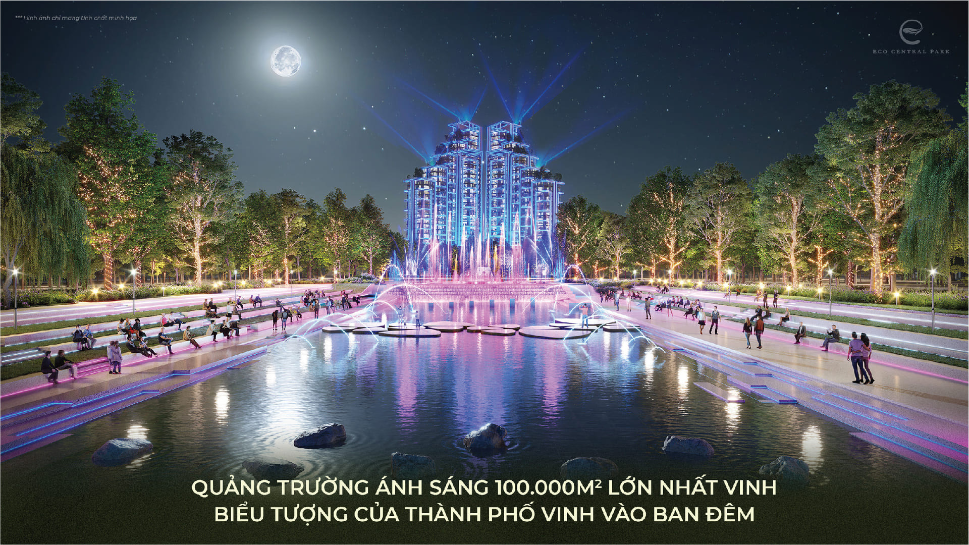 Tiện ích Phố Thương mại &amp; Giải Trí Eco Central Park TP. Vinh