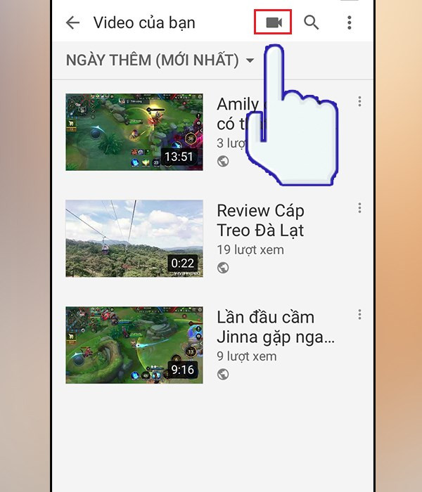 Cách đăng video lên YouTube bằng điện thoại