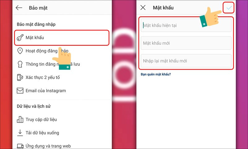 Cách đổi mật khẩu instagram trên điện thoại nhanh chóng