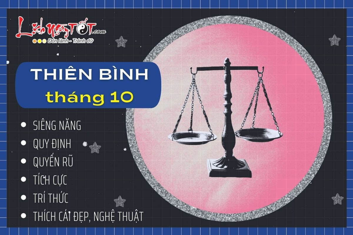 Thiên Bình tháng 10