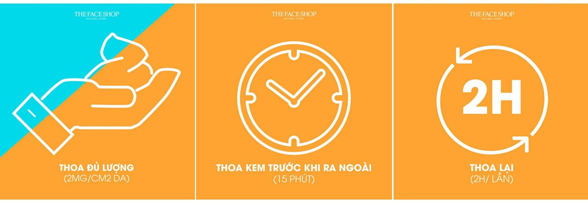 Thoa lại kem chống nắng