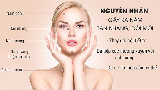 Tia UV gây hại cho da, dẫn đến việc hình thành nám tàn nhang