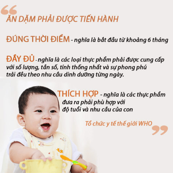 Cẩm nang tập ăn dặm toàn tập cho bé 6 tháng tuổi