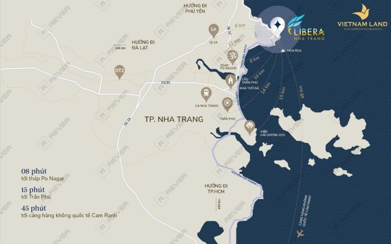 Vị trí vàng của Libera Nha Trang