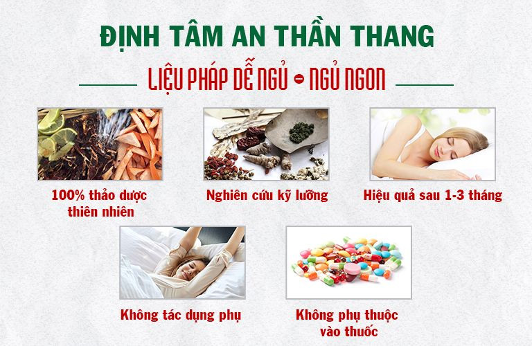 Bài thuốc Định Tâm An Thần Thang