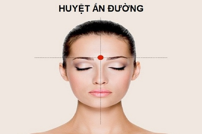 bấm huyệt vùng đầu