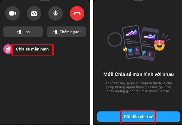 Hướng dẫn chia sẻ màn hình trên Facebook Messenger