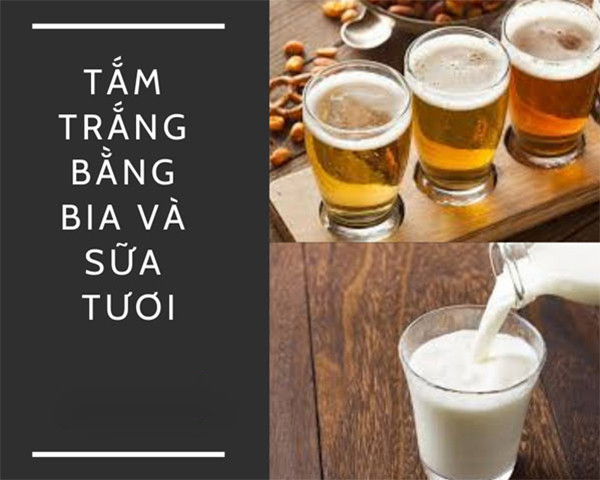 bia và sữa