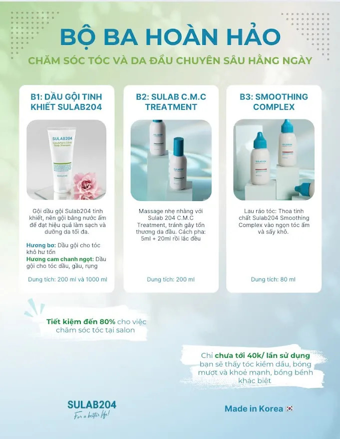 Bộ 3 sản phẩm SULAB204