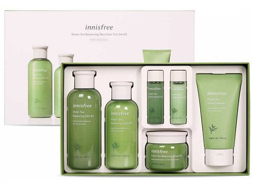 Bộ Innisfree Green Tea Balancing Skin Care Trio Set EX