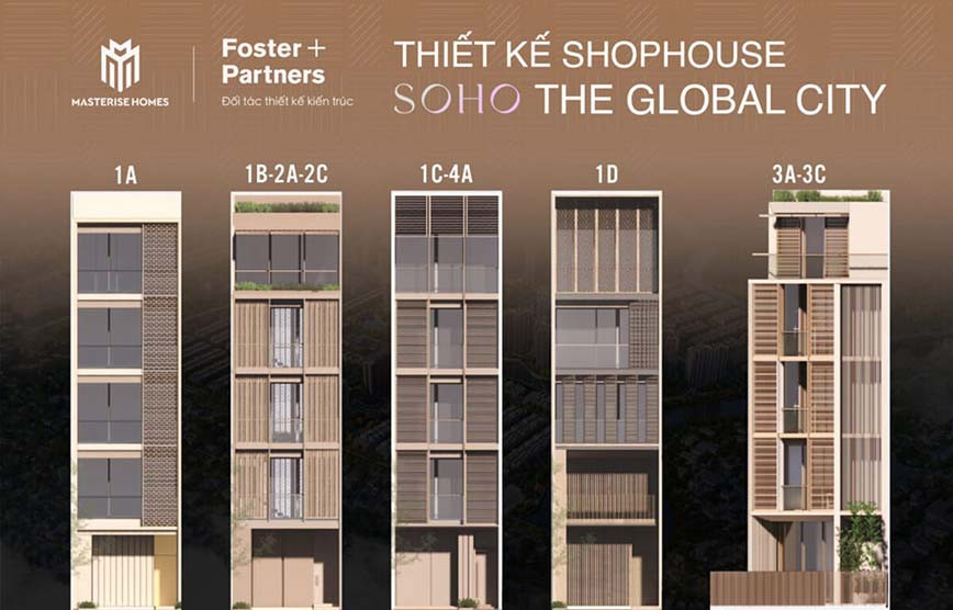 Các tiện ích sống xanh tại shophouse The Global City