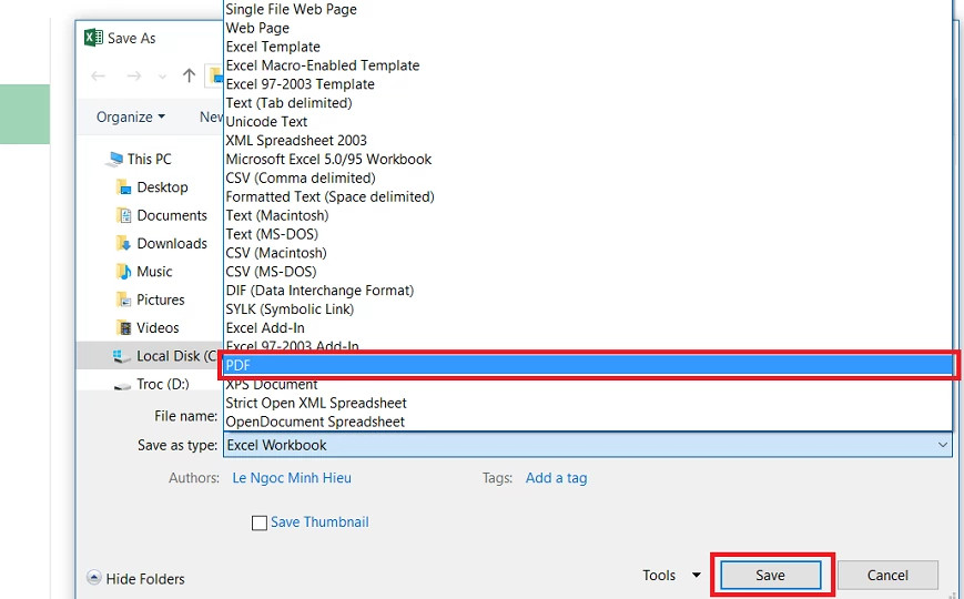 3 cách chuyển file Excel sang PDF giữ nguyên định dạng với Bizfly Cloud