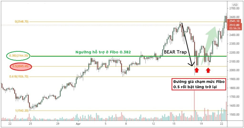 Cách nhận biết Bear Trap