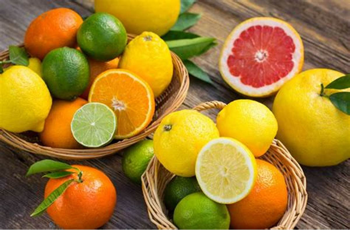 Cam và chanh rất giàu vitamin C để làm nước xả tóc