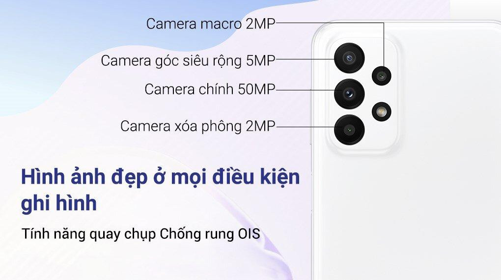 Camera 50MP của Galaxy A23