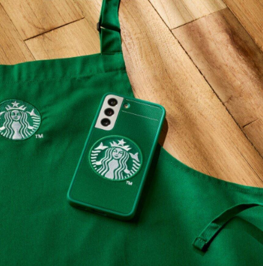 Case Samsung với logo Starbucks được in chính giữa (Ảnh: Internet)