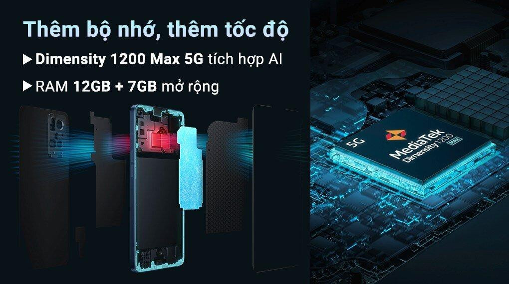 Chip Dimensity 1200-MAX với hiệu suất vượt trội