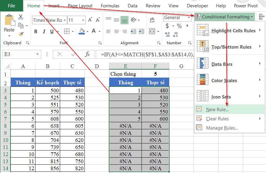 Cách Ẩn Lỗi #N/A Trong Excel Để Tối Ưu Hóa Dữ Liệu