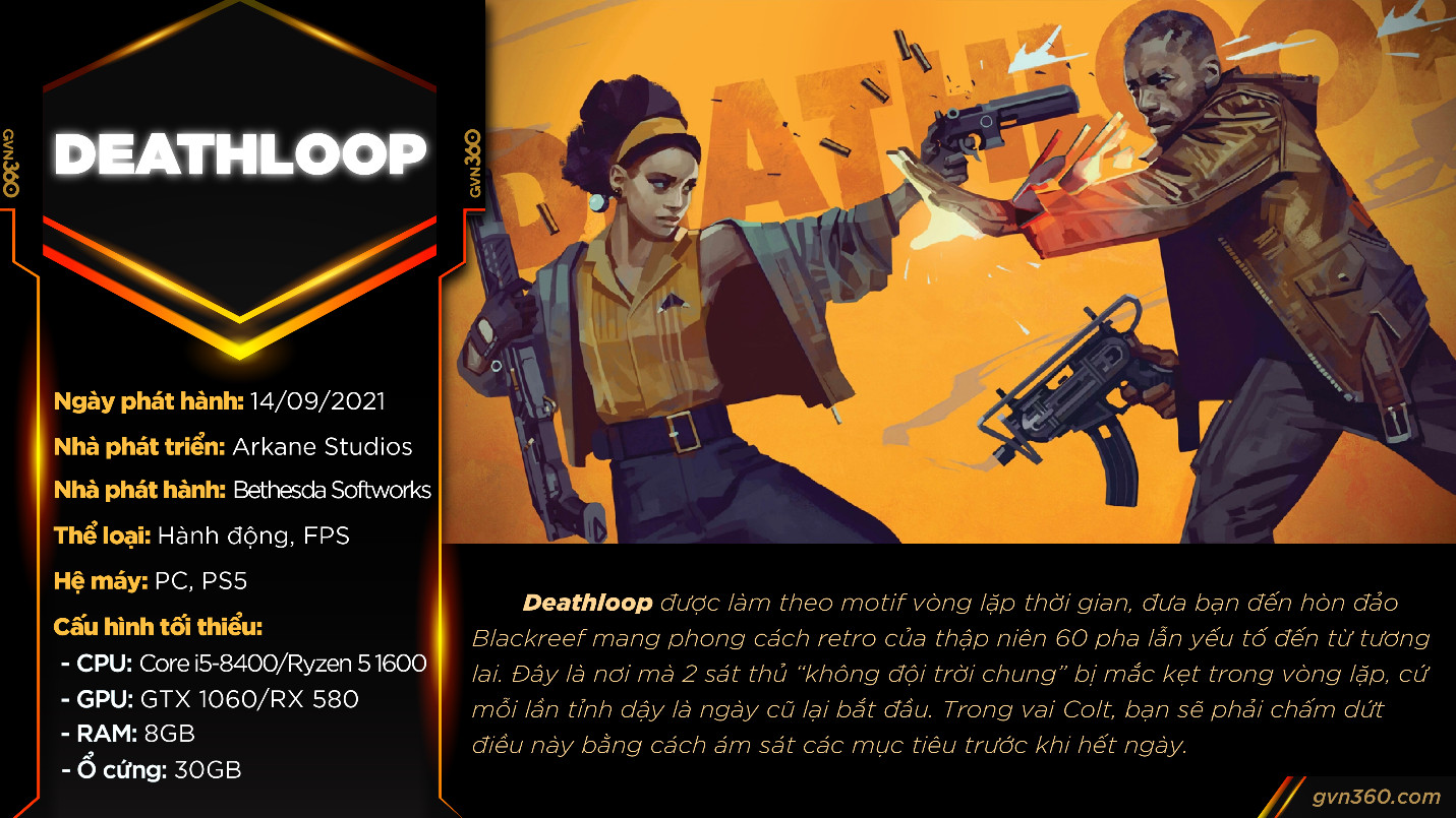 Tổng hợp đánh giá Deathloop – Siêu phẩm bắn súng góc nhìn thứ nhất xứng tầm Game Of The Year