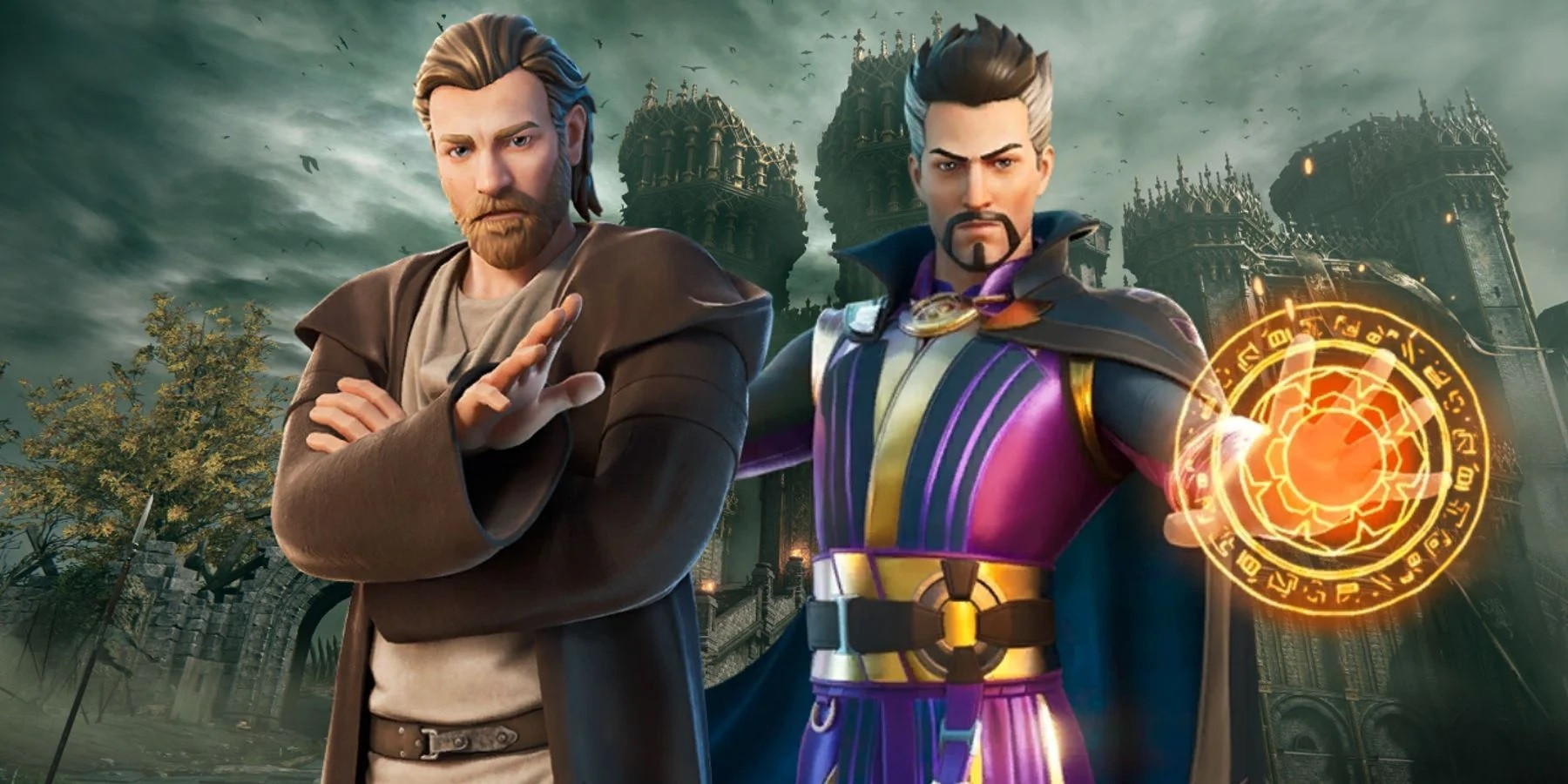 Quá gay cấn, Doctor Strange tỉ thí chiêu thức với Obi-Wan Kenobi trong Elden Ring