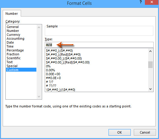 Format Cells