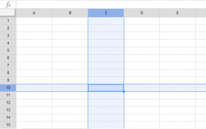 Giao diện Google Sheets