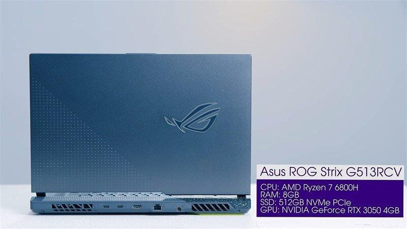 Đánh giá chi tiết laptop gaming ASUS ROG Strix G15 G513R: Sức mạnh của hiệu năng và thiết kế