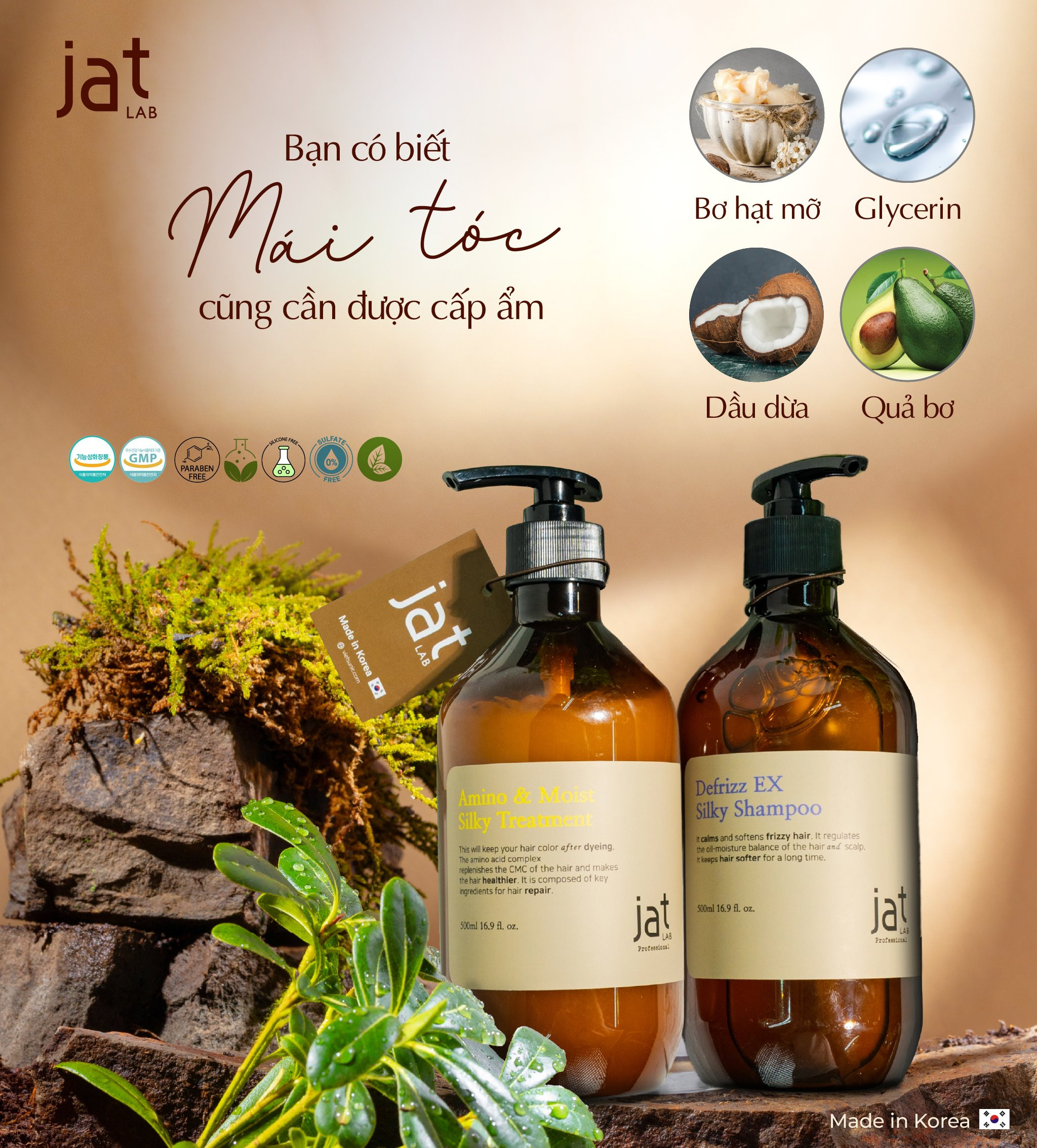 JATLAB Professional Amino &amp; Moist Silky Treatment